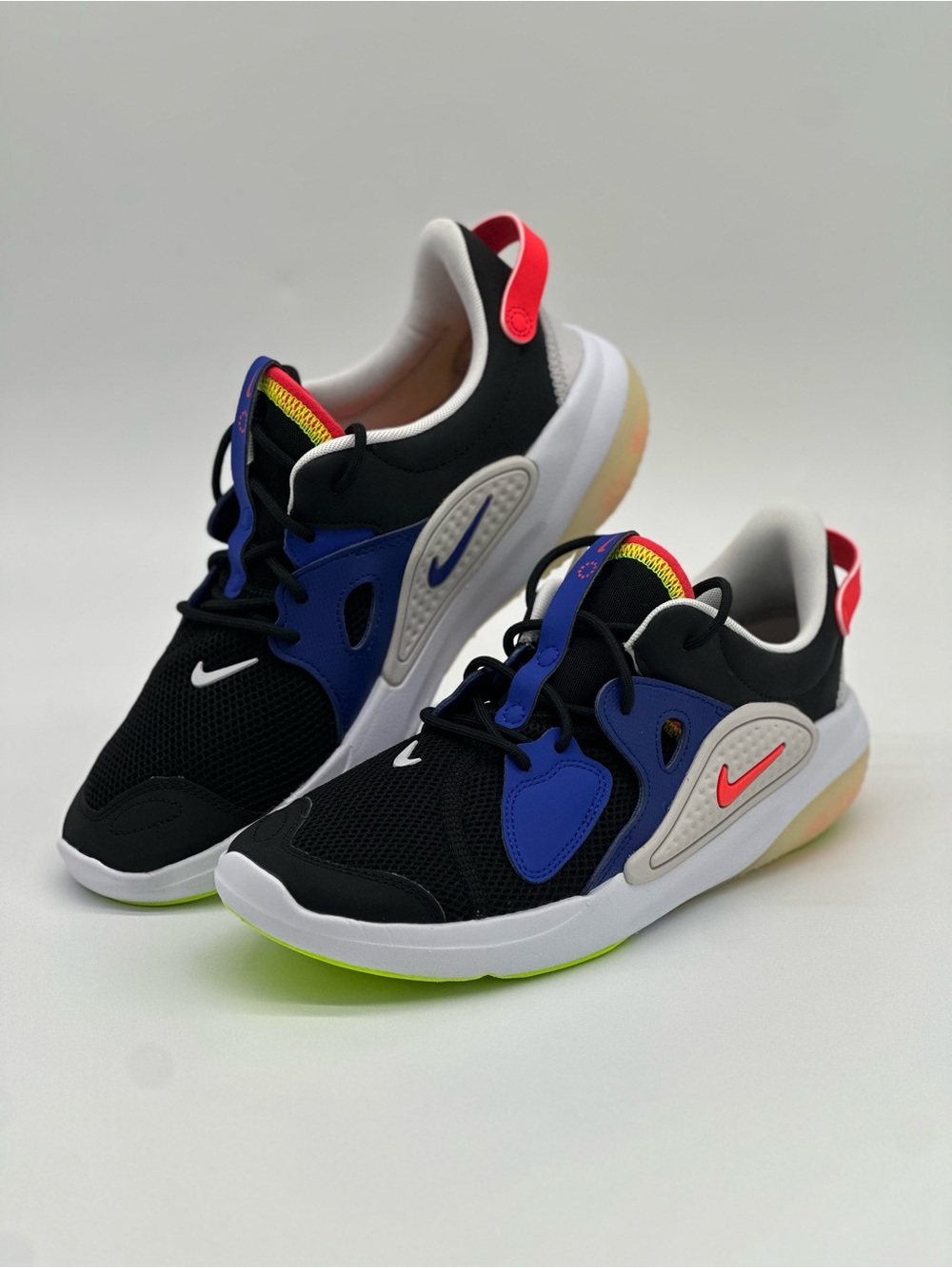 Nike Black, Blue & Neon Accent Youth Sneakers